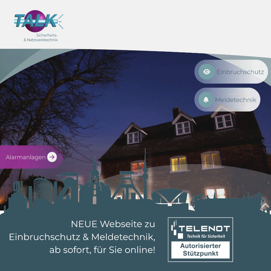 Bild zur News: Einbruchmeldetechnik Ruhr Bild zur News: Einbruchmeldetechnik Ruhr